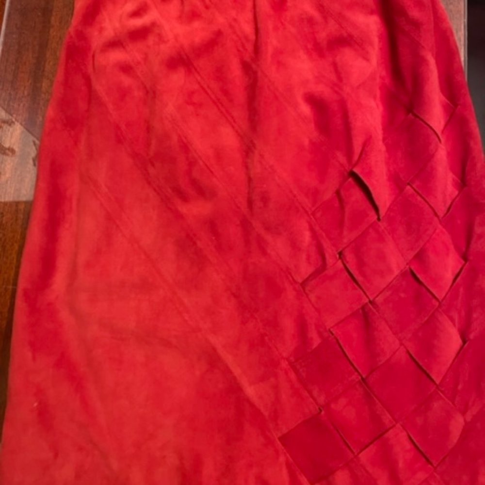Valentino Boutique Italy Corduroy Knee Length Pencil Skirt Women’s 6